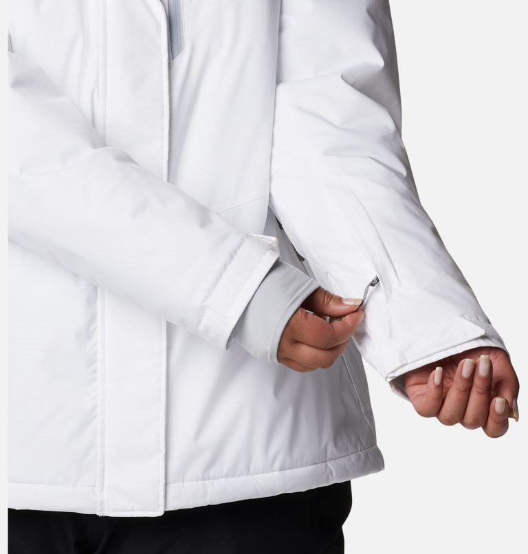 Women's Columbia Last Tracks II Insulated Jackets White | Plus Size CA-ZA586